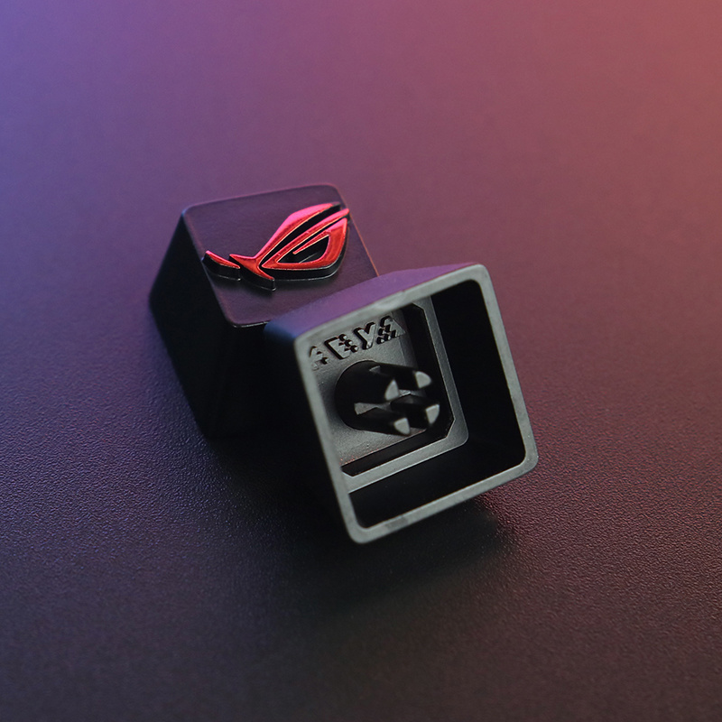 Gaming Accessories Aesthetic - 高さの金属製ゲームキーキャップ,1ピース,亜鉛合金,個性,rog用