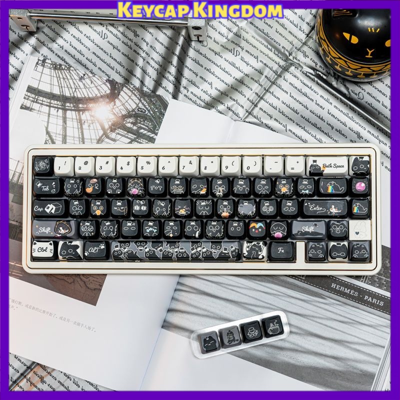 Gaming Accessories Aesthetic - ロードオブミステリーズクラインモレッティケミアオアニメキーキャップメカニカルキーボードPBT MOAカスタムかわいいキーキャップPCゲームアクセサリーギフト