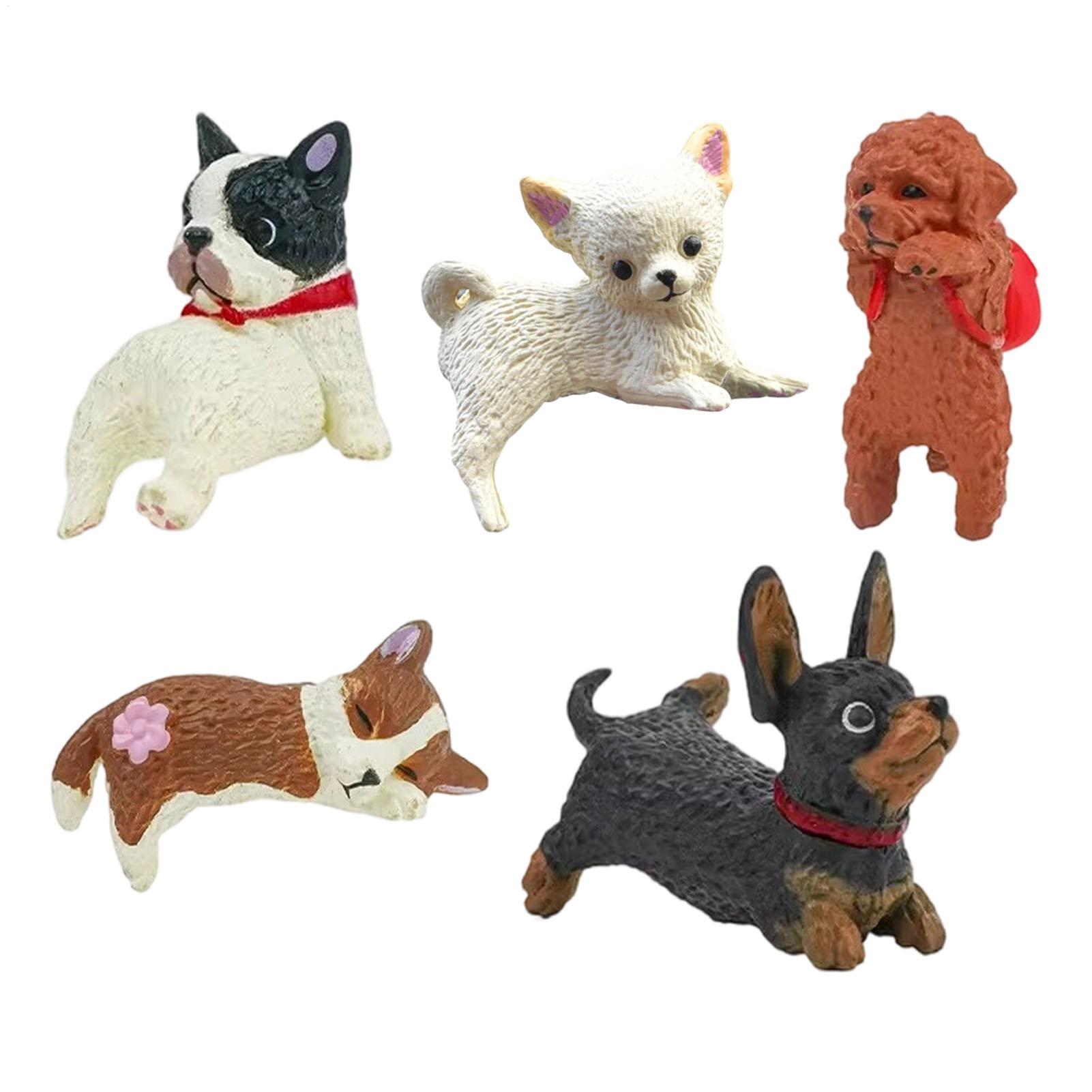 1PC 車のダッシュボード装飾かわいい犬フィギュアスクリーン - Gaming Accessories For Room のレビューと価格